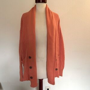 Lululemon Post Practice Cardi in Plum Peach